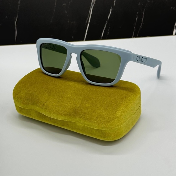 NEW GG1571S 003 GUCCI LIGHT BLUE GREEN UNISEX GUCCI SUNGLASSES